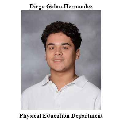  Please help us celebrate our November Student of the Month: Diego Hernandez!